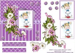 Sweet Little Avery Birthday Card or Any Occasion