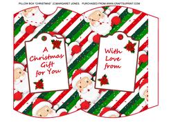 Christmas Gift Pillow Box