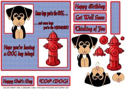 Dog or Hydrant Card - Many Occasions