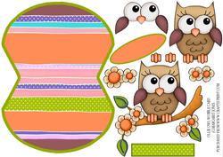 Ollie Owl Wobble Card