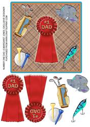 Number 1 Dad Fathers Day Card