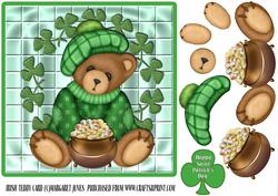 Irish Bear - St. Patrick's Day Card