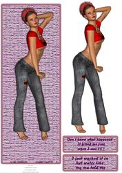 Sexy Sue's Shrinking Shirt - Large Dl