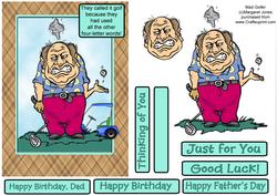 Mad Golfer - Father's Day, Birthday, Any Occasion