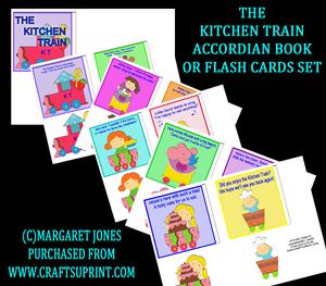 The Kitchen Train Accordion Book Mini Kit