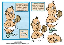 70th Birthday Baby