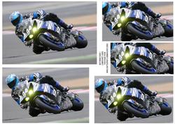 Motorbike Rider 1 Pyramid Card Any Occasion