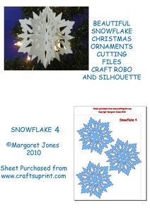 Snowflake 4 Cutting File