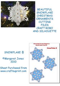 Snowflake 8 Cutting File