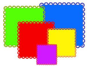 Square Scalloped Doileys Cutting Files