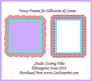 Fancy Frames Files For Silhouette & Cameo Machines