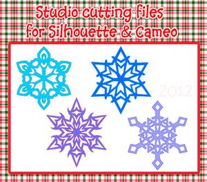 More Snowflakes Files For Silhouette & Cameo