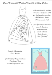 Prom/Graduation/Bridesmaid/Wedding Dress Iris Folding Pattern