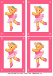 Ballet Bear Sheet 2 Reverse If - 4 Images
