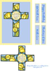 Cross Quick Card with Bookmark