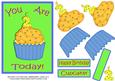 Birthday Cupcake Card Age 2