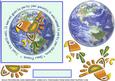 Earth Day/sioux Proverb 6x6 Card Native Eagle