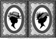 Silhouette Ladies - Card Front or Frame It!