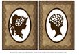 Silhouette Ladies - Card Front or Frame It!