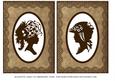 Silhouette Ladies - Card Front or Frame It!