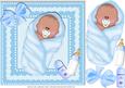 Baby Boy 1 8x8 Card