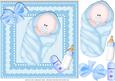 Baby Boy 2 Card 8 x 8