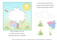 Insert for Spring Scene Card Plus Extra Decoupage Pieces.