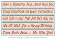 Five Sentiments for Five Dogs Large Dl Card