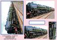 Oliver Cromwell Locomotive Pyramid Card