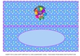 Insert for Clown DL Birthday Card for Boy