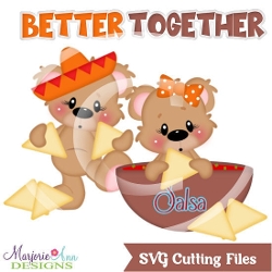 Benny & Belinda Better Together Salsa & Chips SVG Cut Files/Paper Piecing