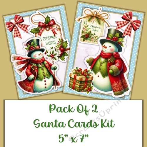 cup1388485_120789 - Cute Christmas Snowmen Pack of 2 Great for Children 5x7
