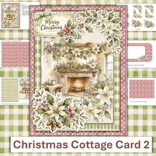 Christmas Cottage Card 2