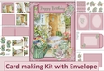 Cottage Door Card Card Kit with inserts, Decoupage, Card Base and envelope JPEGS and PDF