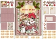 Vintage Christmas Card Kit 2 with Inserts and Envelope 35 Sentiments