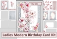 Ladies Various Modern Card Kit JPEGS and PDF