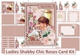 Shabby Chic Ladies Various Card with inserts and envelope