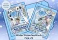 Winter Wonderland Card Making Kit Pack of Two