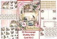 Shabby Chic 3D Decoupage Card Kit 2, Various sentiments with envelope