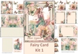 Fairy Card Kit 1 with inserts, decoupage and envelopes JPEG and PDF