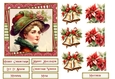 Christmas Ladies Quick Card for Mum with decoupage and sentiments