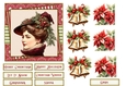 Christmas Ladies Quick Card for Grandma with decoupage and sentiments