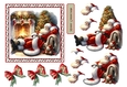 Christmas Sleepy Santa Card front