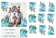 Brother or Son, Birthday Quick Cottage Card Front with decoupage and sentiment