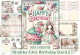 Shabby Chic Female Card 2 Kit with Decoupage, sentiments, inserts and envelope