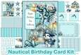 Nautical Birthday Card Kit 1