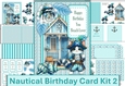 Nautical Birthday Card Kit 2