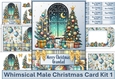 Whimsical Male Christmas Card Kit 1 Male relatives