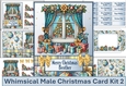 Whimsical Male Christmas Card Kit 2 Male relatives