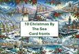 10 Christmas By The Sea Card Fronts 8x8 inches JPEGS
